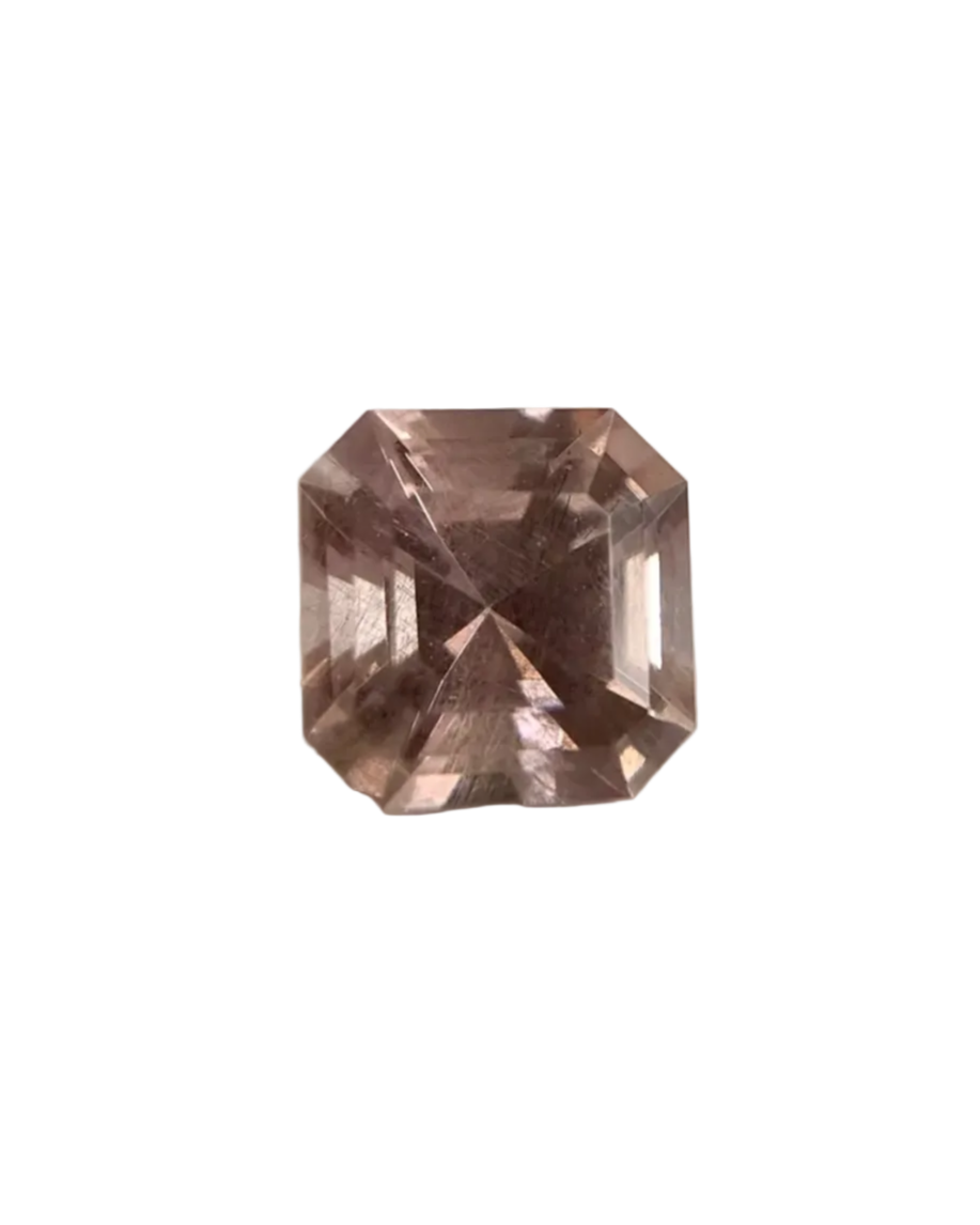Octagonal pink diamond on a grid background