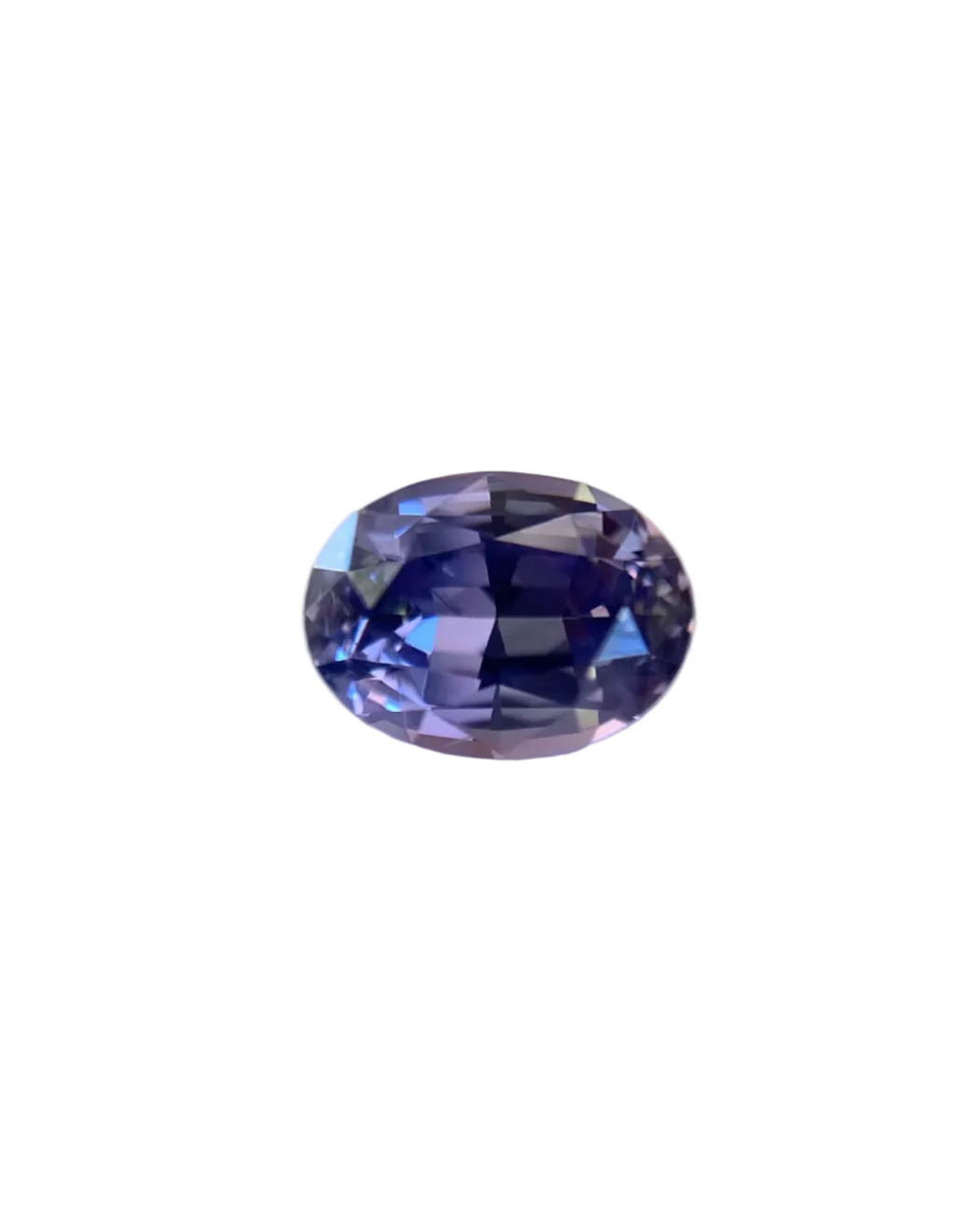 Oval Mixed Cut Violet Blue Sapphire