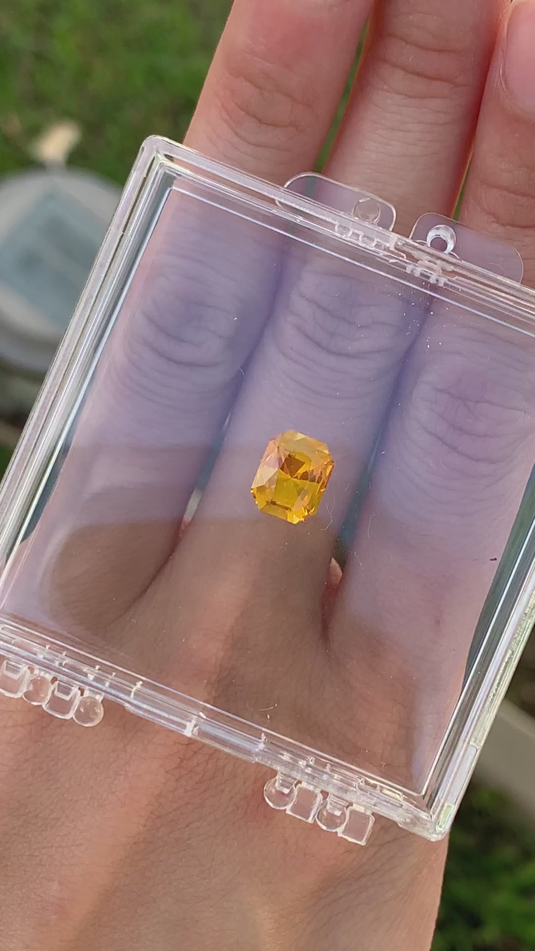 Emerald Cut Golden Yellow Sapphire - 2.70CT