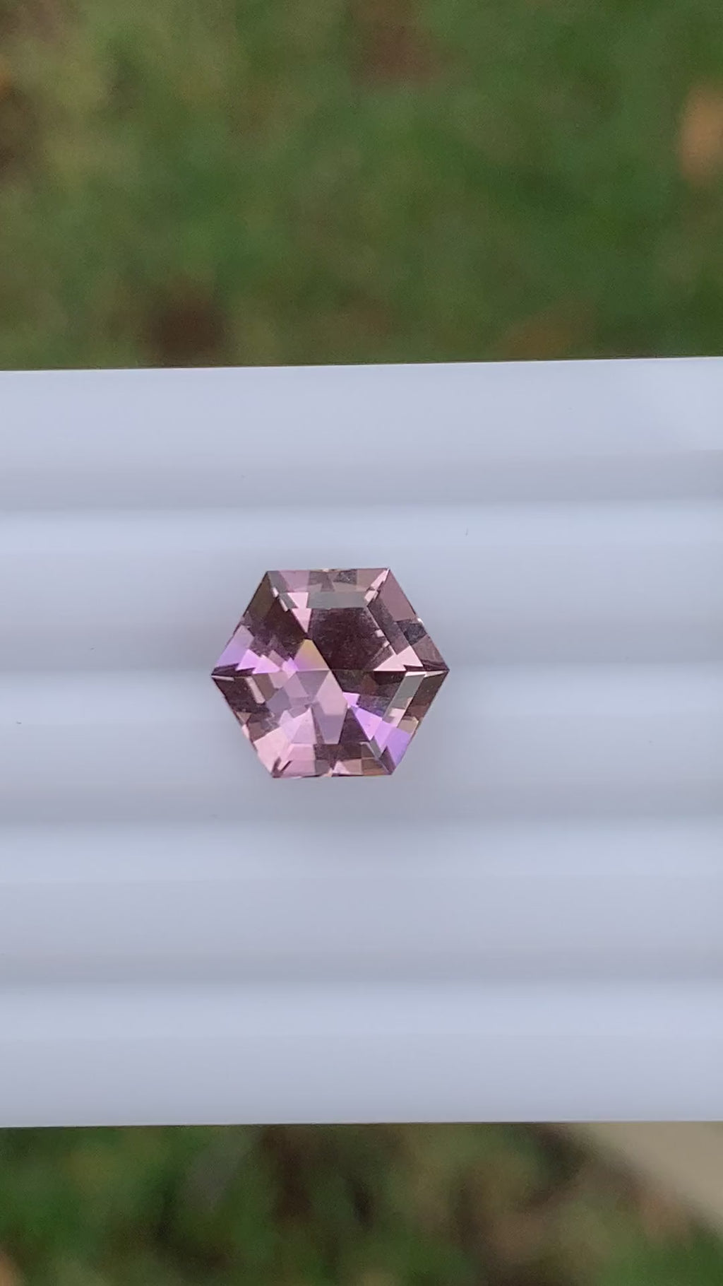 Hexagon Cut Bi Colour Amethrine - 2.42CT