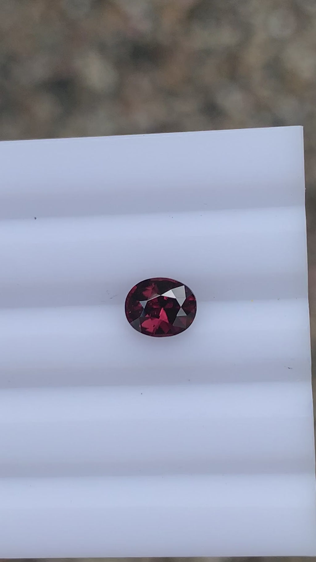 Oval Shaped Brownish Red Spinel - 0.74CT