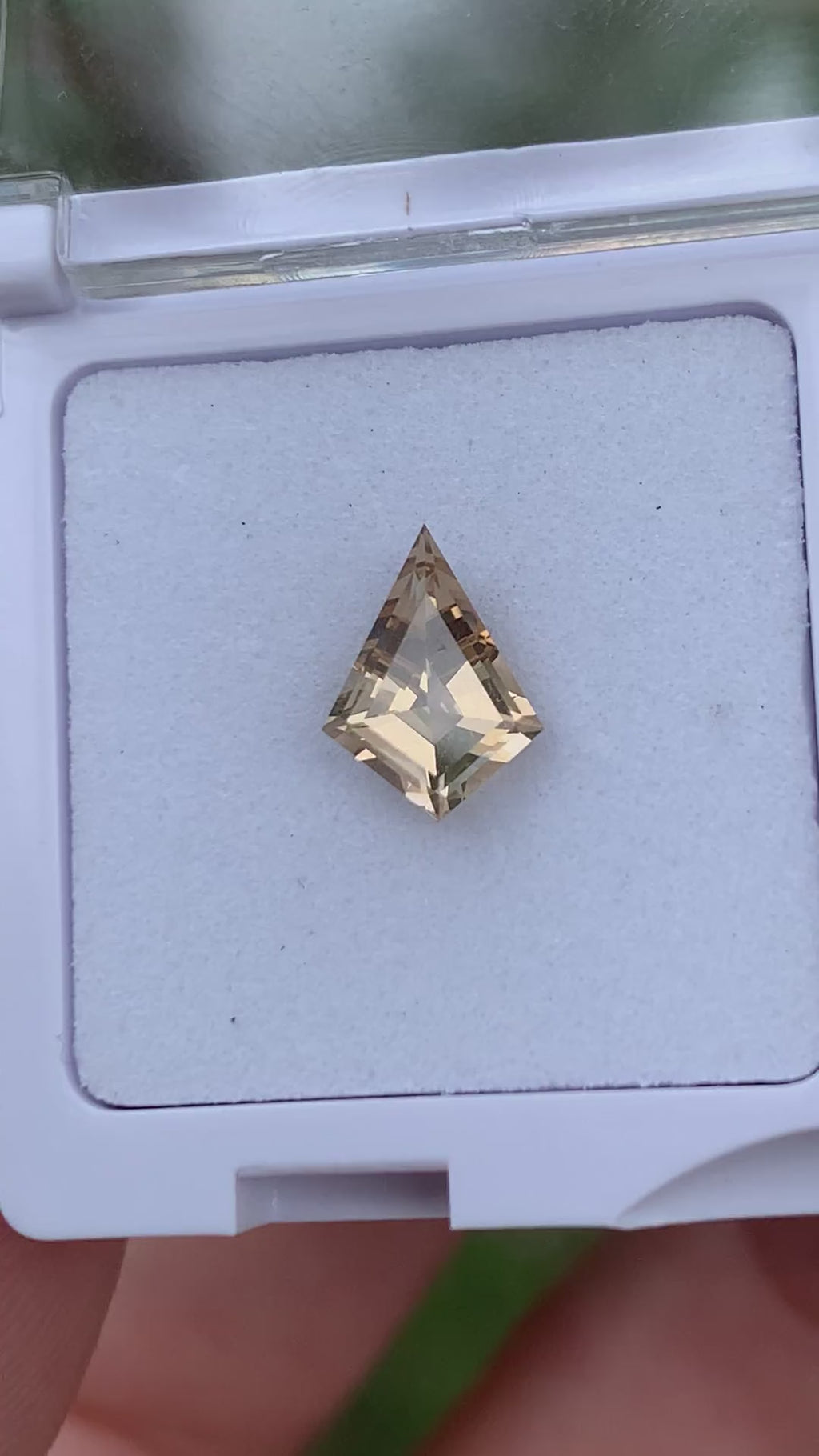Kite Cut Brownish Yellow Beryl - 0.65CT