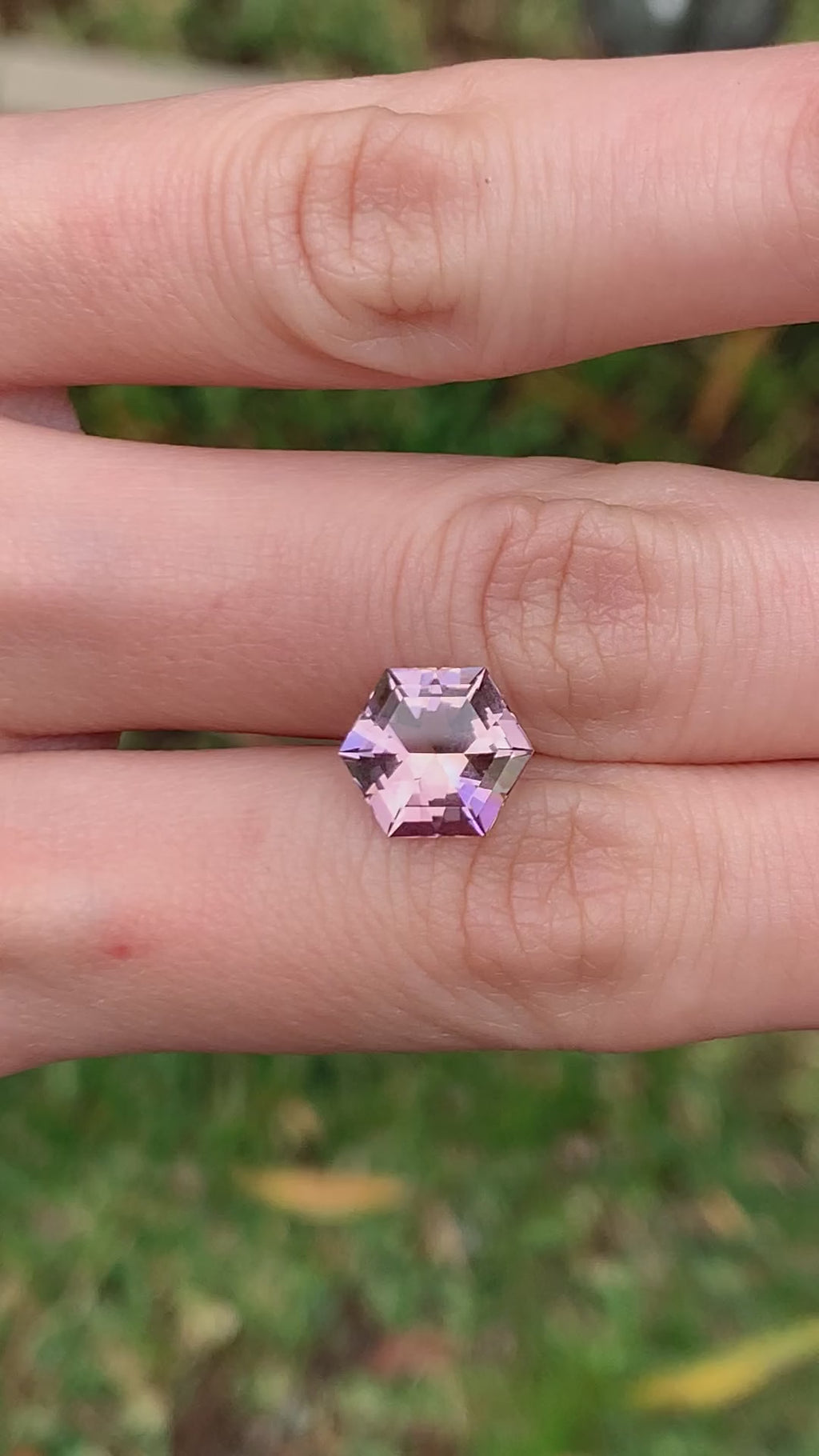 Hexagon Cut Bi Colour Amethrine - 2.42CT