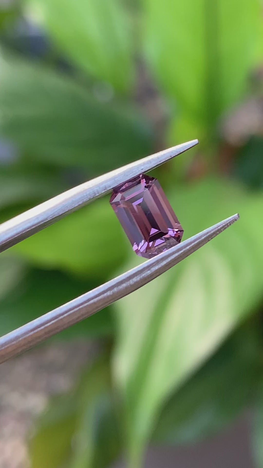 Emerald Cut Purplish Pink Spinel - 0.86CT
