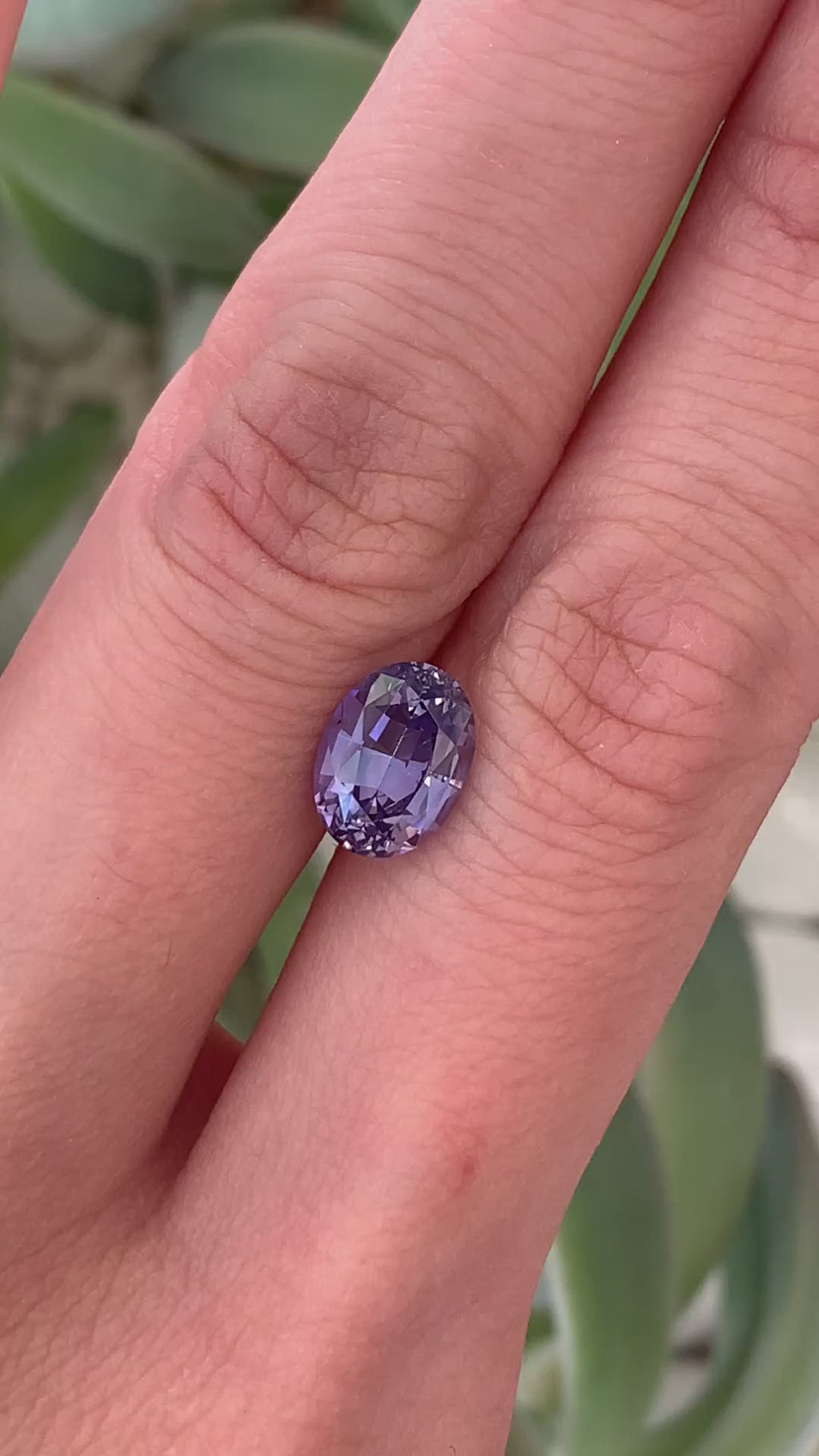 Oval Mixed Cut Violet Blue Sapphire - 2.7CT