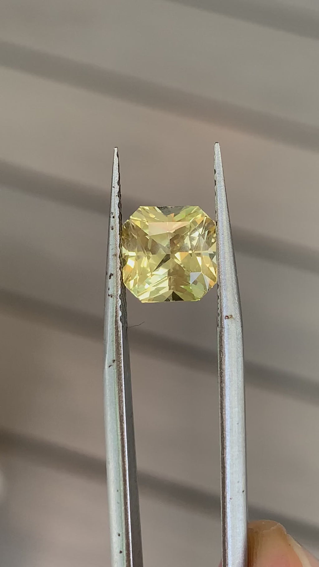 Octagon Radiant Cut Yellow Sapphire - 3.08CT