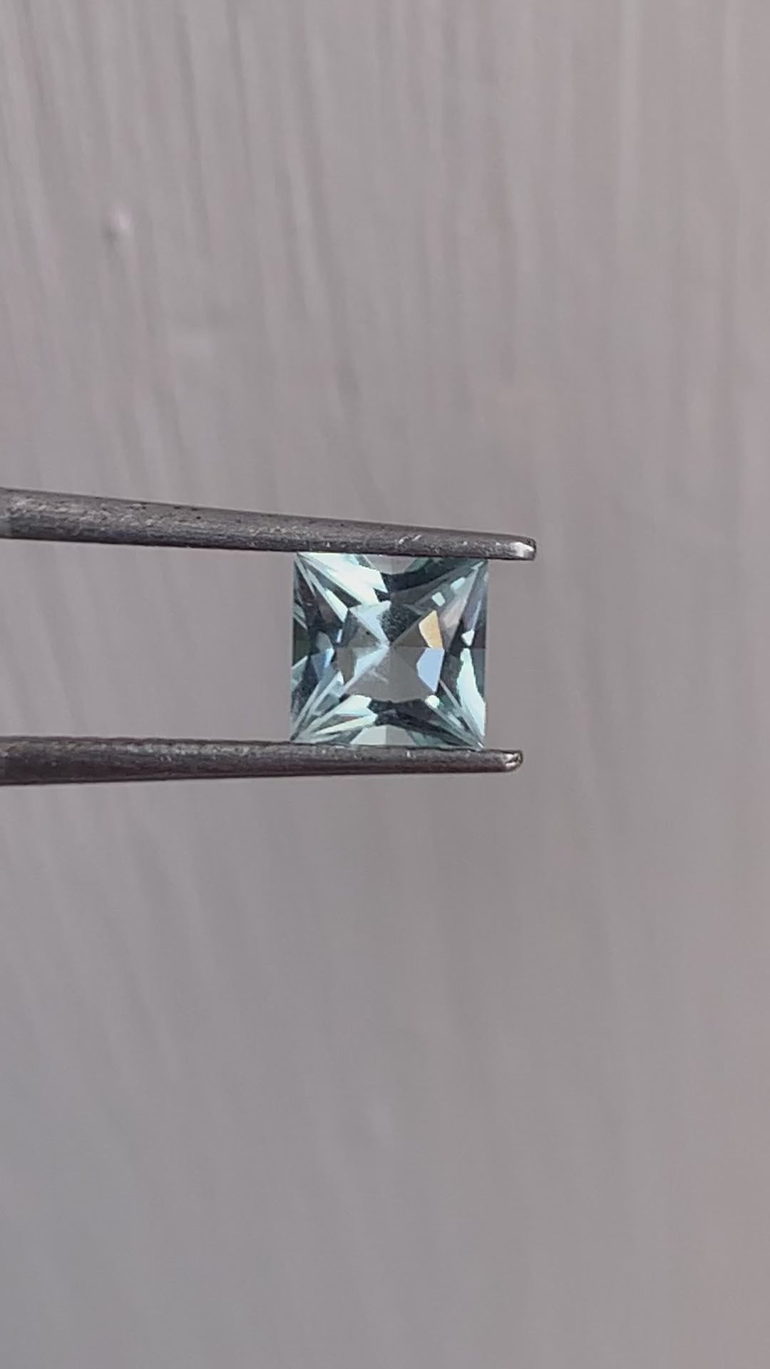 Princess Cut Sky Blue Aquamarine - 0.72CT