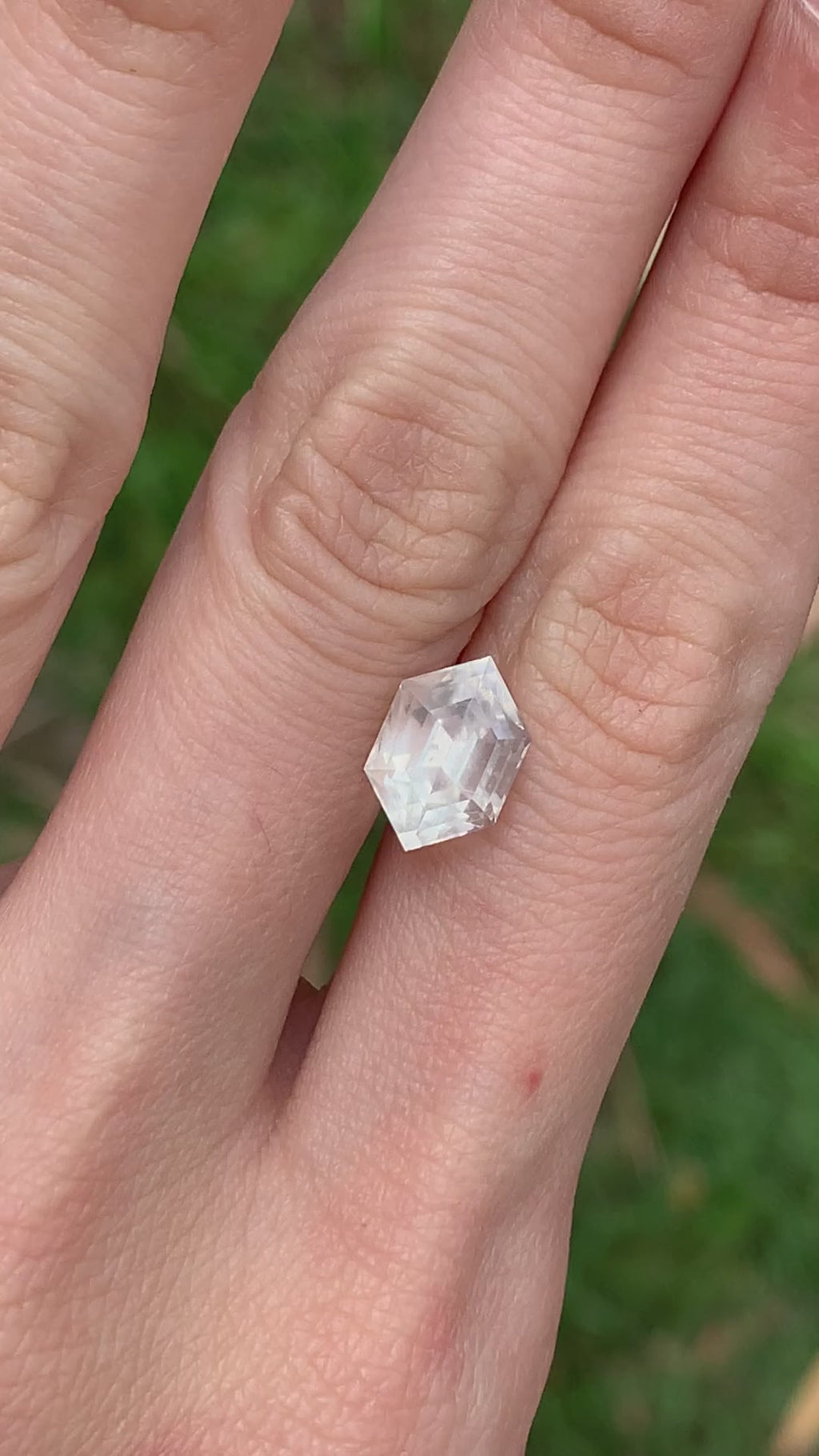 Long Hexagon Cut Moonstone - 2.85CT
