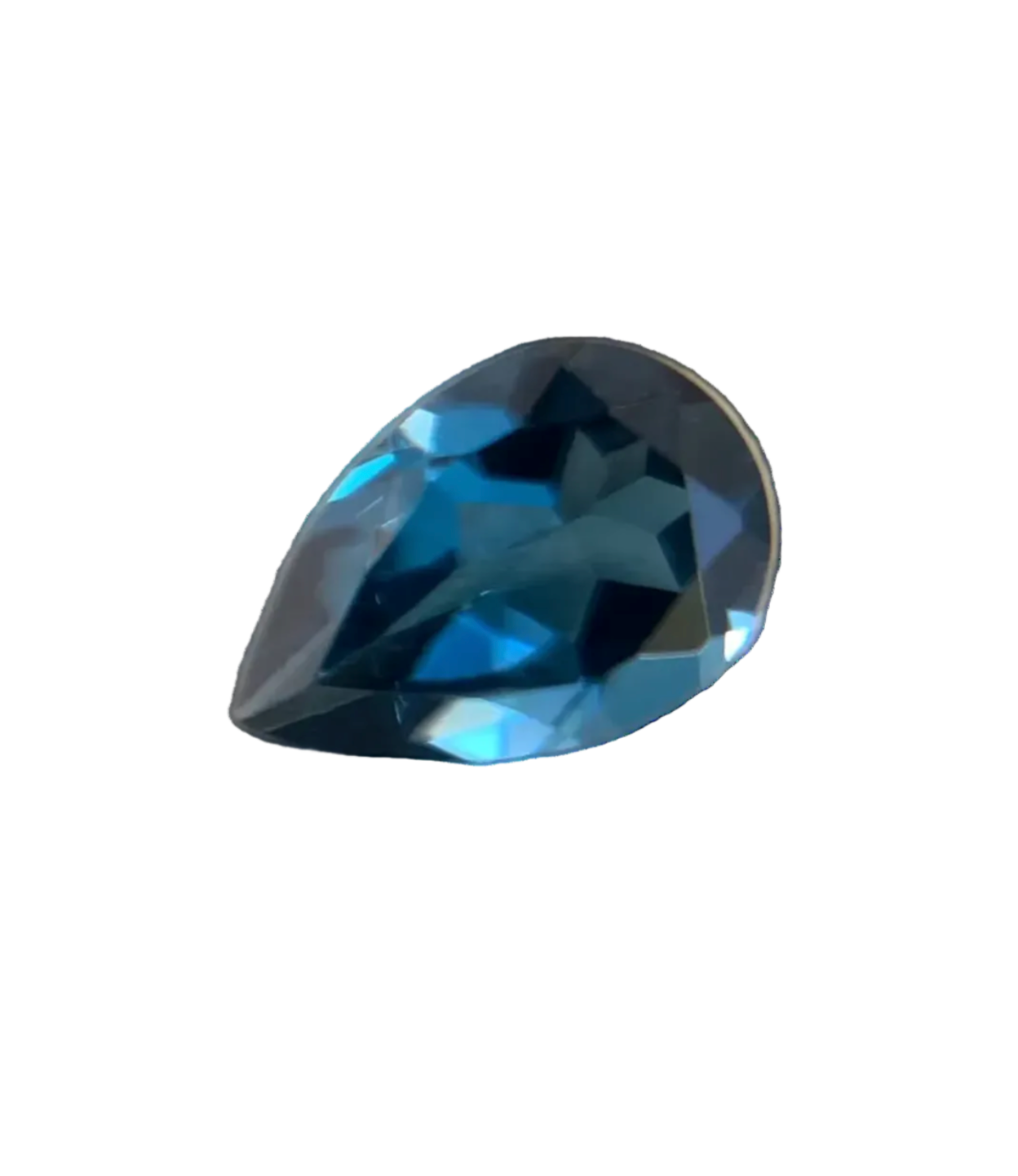 Pear Shaped London Blue Topaz - 0.40ct
