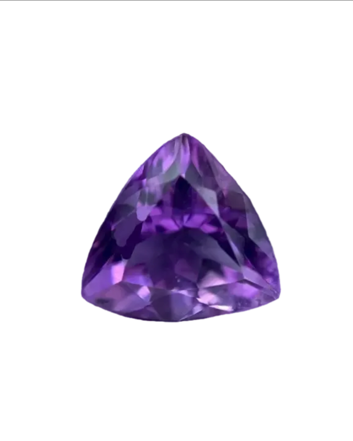 Trilliant Cut Amethyst - 3.84CT
