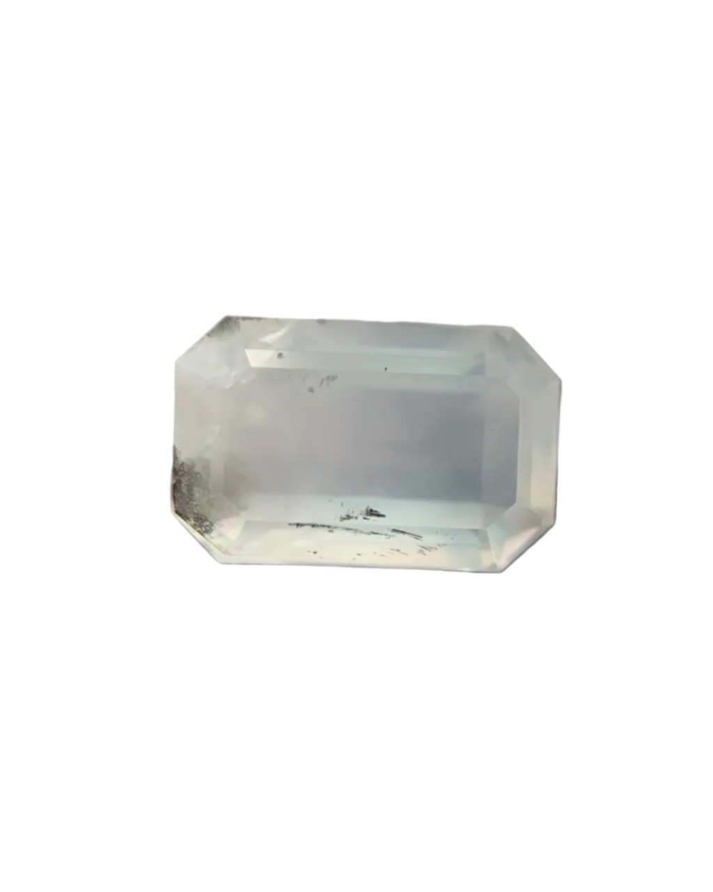 Emerald Cut White Sheen Moonstone - 1.96CT