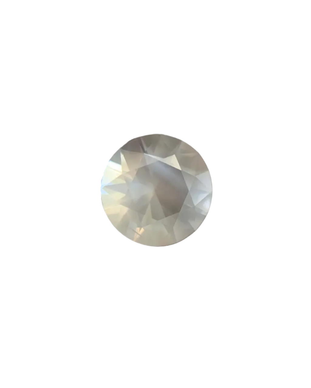 Round Brilliant Cut White Sheen Moonstone - 1.83CT