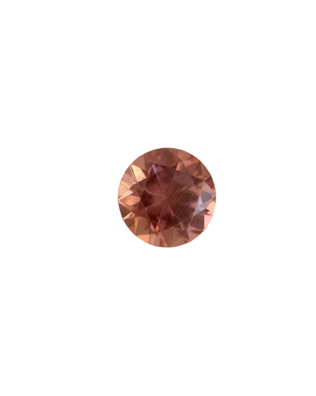 Round Brilliant Cut Malaya Garnet - 0.93CT
