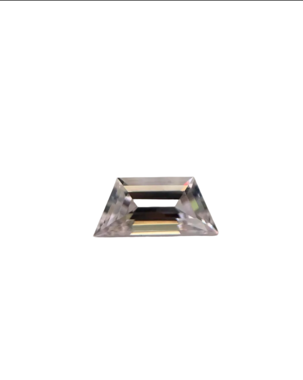 Trapezoid Light Pink Morganite - 0.55CT