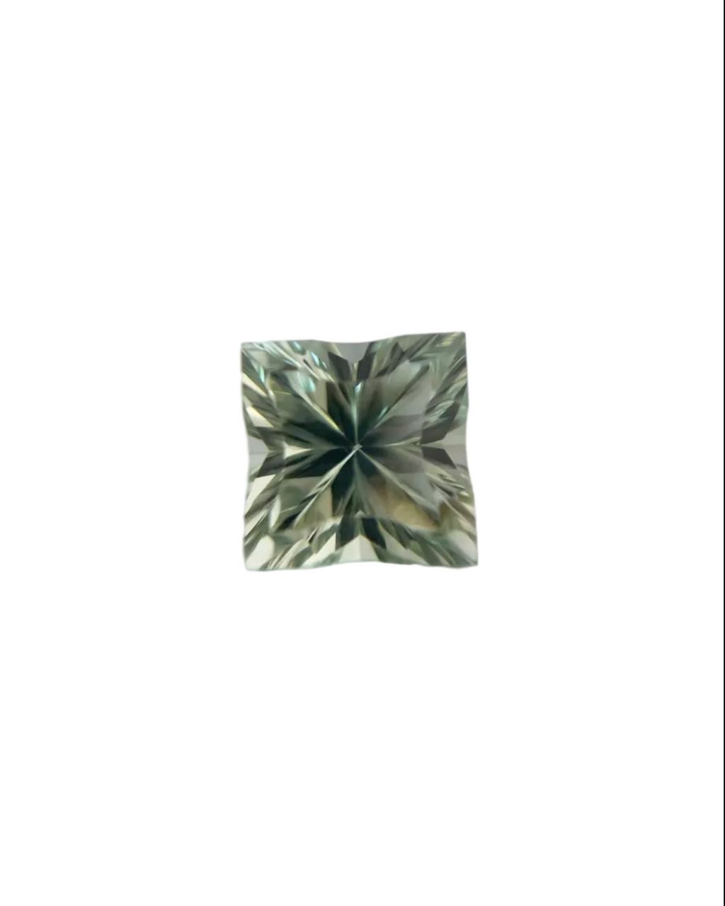 Fancy Square Cut Prasiolite - 6.53CT