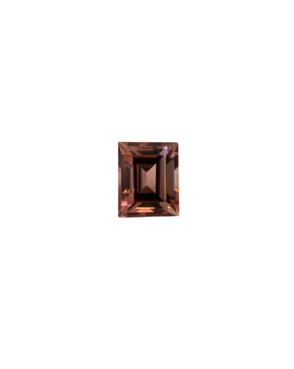 Baguette Orange Pink Tourmaline - 0.57CT