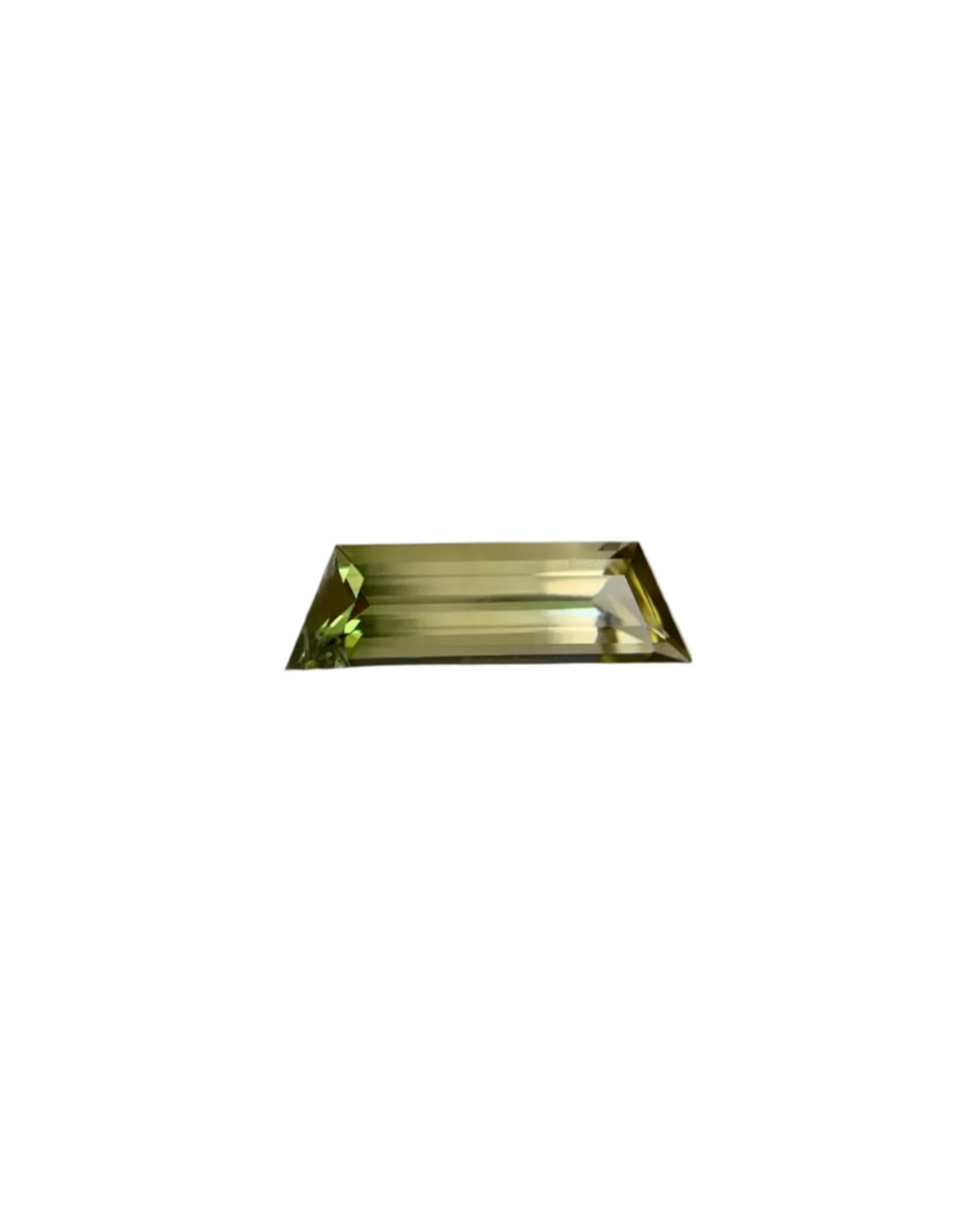 Trapezoid Cut Bi Colour Tourmaline - 0.48CT