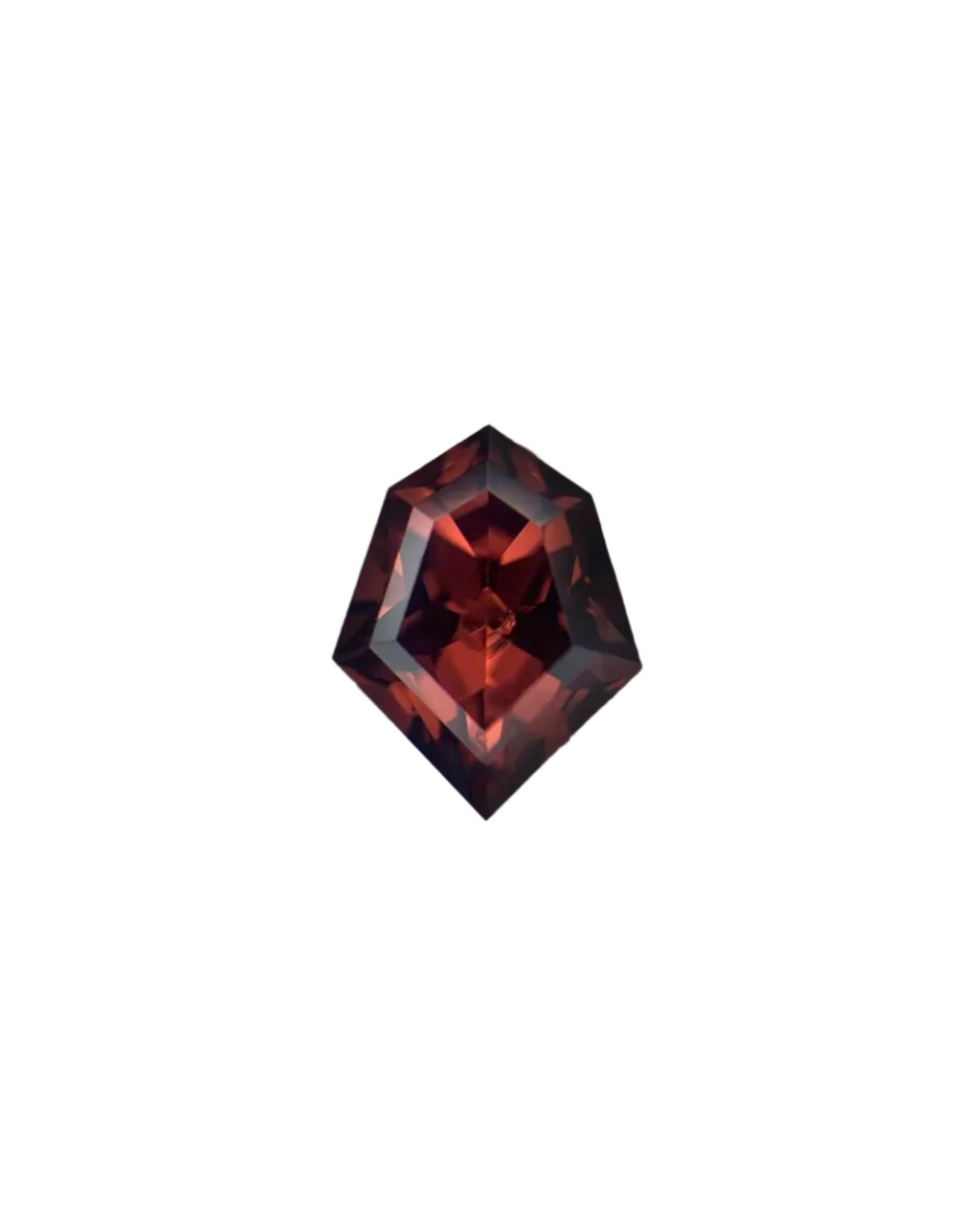 Fancy Shield Red Garnet - 0.78CT