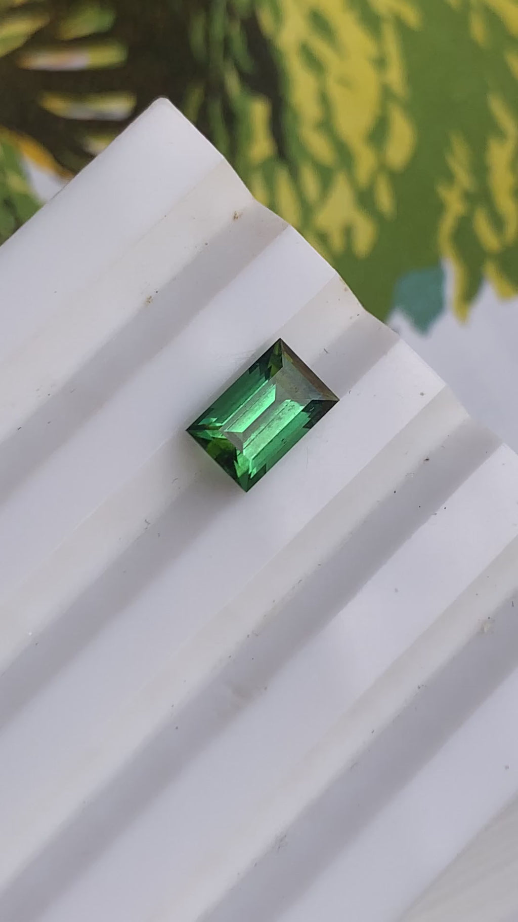 Baguette Cut Green Tourmaline - 0.65CT