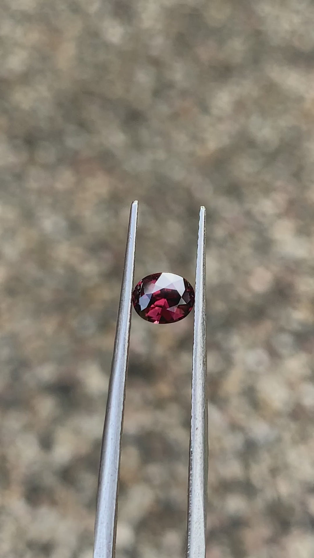 Oval Shaped Brownish Red Spinel - 0.74CT