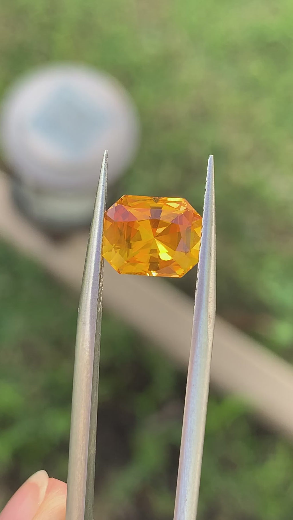Emerald Cut Golden Yellow Sapphire - 2.70CT