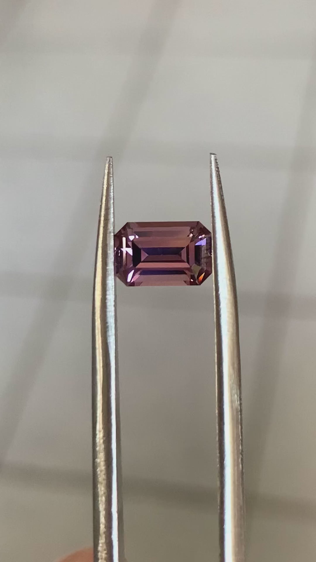 Emerald Cut Purplish Pink Spinel - 0.86CT