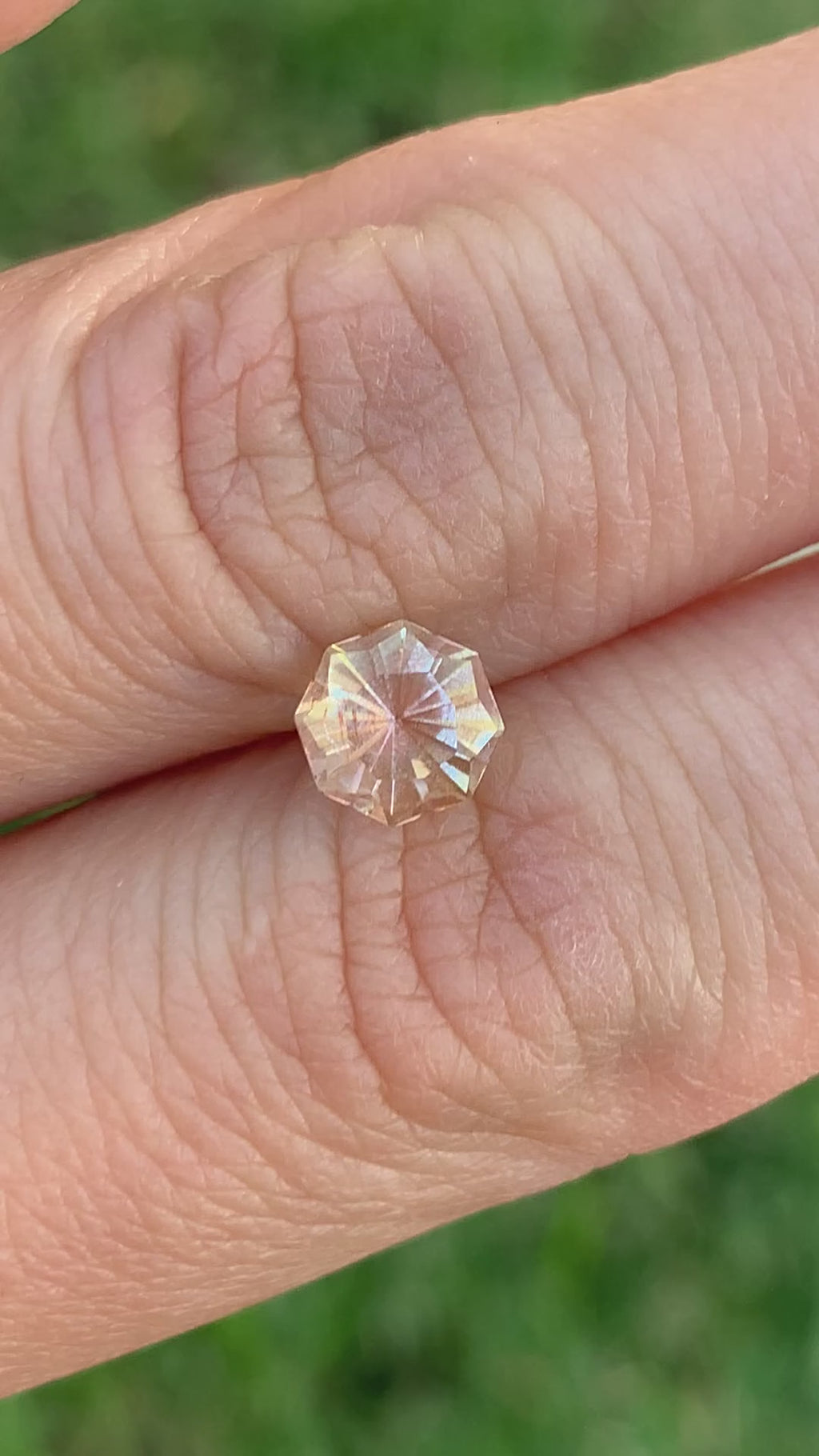 Octagon Brilliant Cut Sunstone - 0.69CT