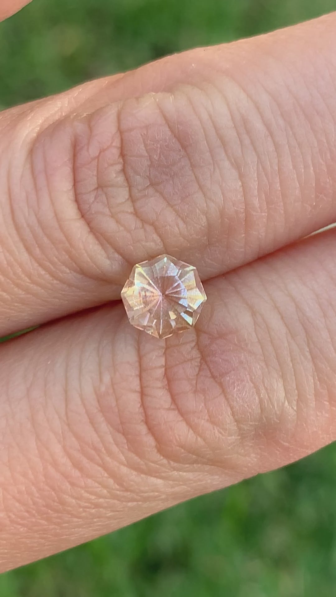 Octagon Brilliant Cut Sunstone - 0.69CT