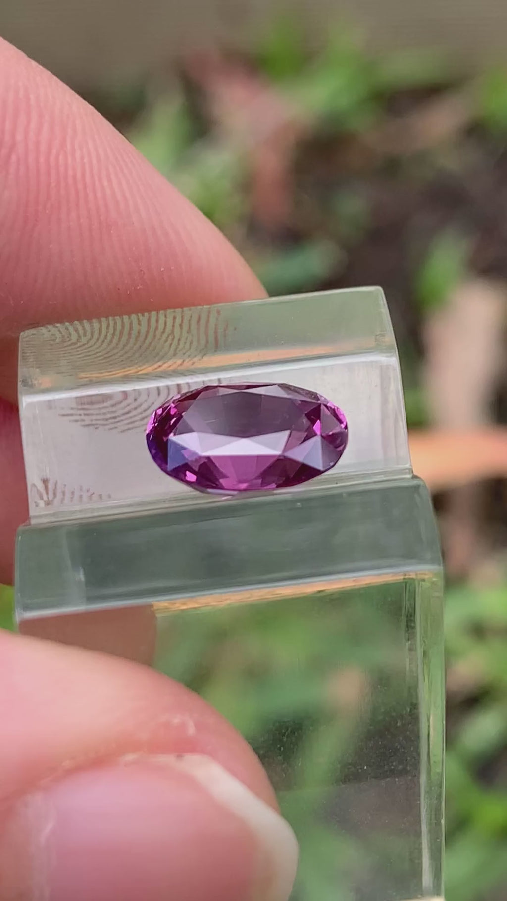 Oval Mixed Cut Vivid Pink Sapphire - 2.58CT