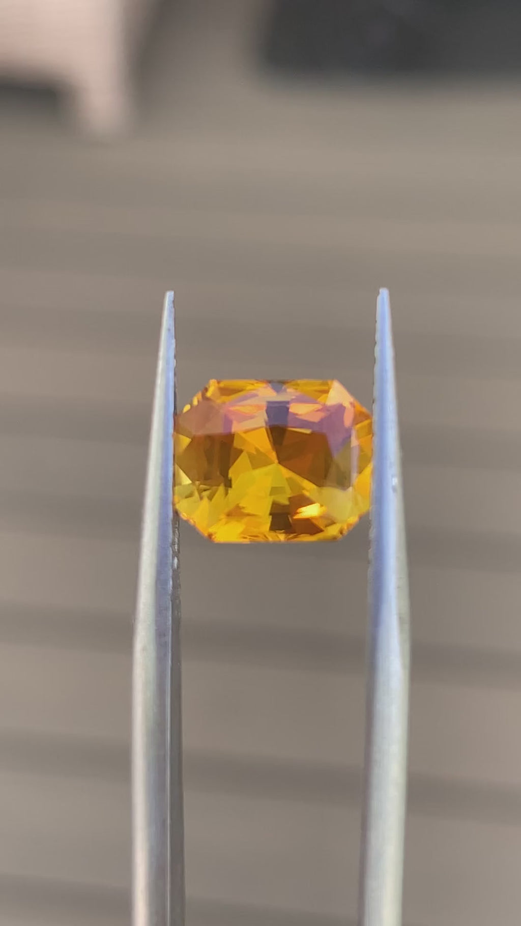 Emerald Cut Golden Yellow Sapphire - 2.70CT